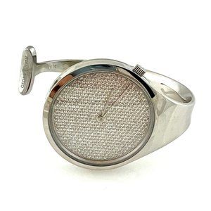 Georg Jensen Vivianna Diamond Bangle Watch XS #13908